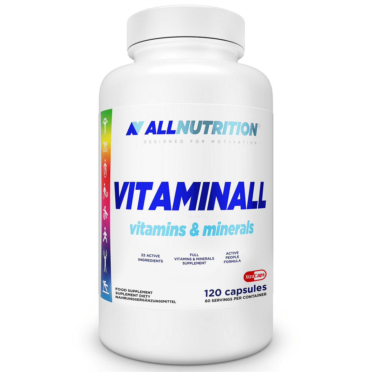 Комплексни Витамини и Минерали Vitaminall AllNutrition 120 капсули//Complex Vitamins and Minerals Vitaminall AllNutrition 120 Capsules